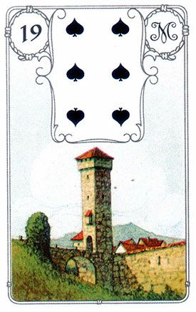 19. Turm - Lenormandkarten