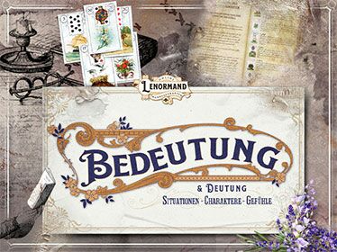 Lenormandkarten kostenlos Bedeutung und Deutung zum Kartenlegen lernen