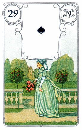 29. Dame - Lenormandkarten