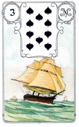 3. Schiff - Lenormandkarten
