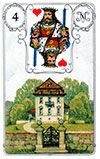 4. Haus - Lenormandkarten