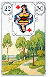 22. Wege - Lenormandkarten