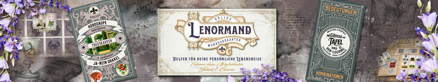Lenormand Wahrsagekarten kostenlos online Kartenlegen