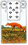 14. Fuchs - Lenormandkarten