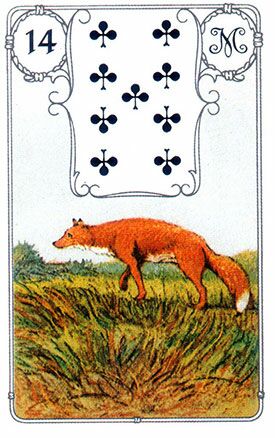 14. Fuchs - Lenormandkarten