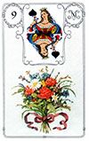 9. Blumen - Lenormandkarten
