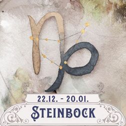 Monatshoroskop mit dem Sternzeichen Steinbock