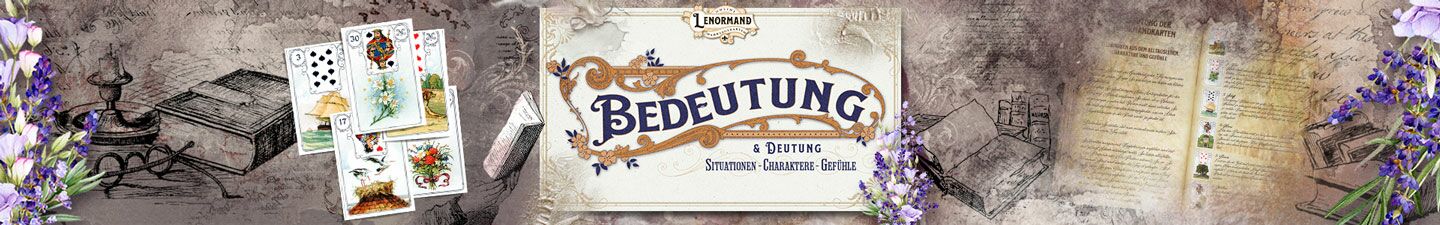 Lenormandkarten kostenlos Bedeutung und Deutung zum Kartenlegen lernen