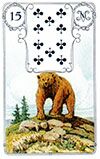 15. Bär - Lenormandkarten