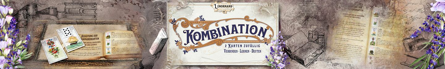 Lenormandkarten kostenlos Kombinationen zum Kartenlegen lernen
