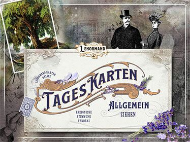 Lenormandkarten kostenlose Tageskarte Allgemein - Kartenlegen