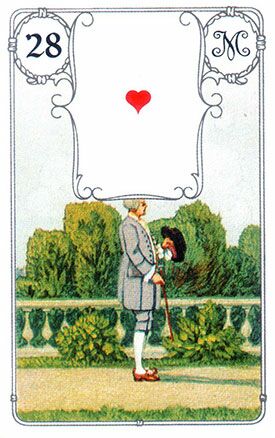 28. Herr - Lenormandkarten