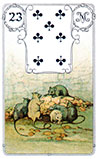 23. Mäuse - BEDEUTUNG: Verlust, Unzufriedenheit, Diebstahl, Zeitverlust, Abfall, Unrat, Absage, Enttäuschung